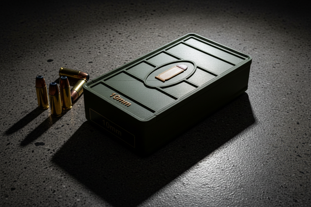 10mm Ammo Box – Aggressive Editorial