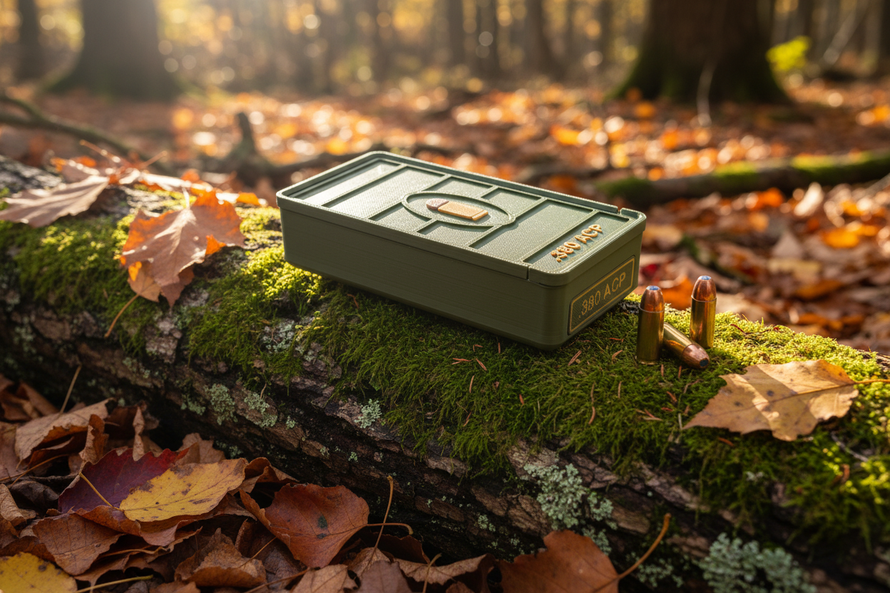 380 ACP Ammo Box – Outdoorsman Fall